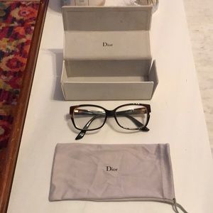 Dior Tortoiseshell pattern Eye glasses